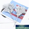 6 Pcs Feuilles De Nèfle Vases pour Noël Décoration De La Maison Accessoires Bricolage Cadeaux Boîte De Bonbons Scrapbooking Fleurs Plantes Artificielles Prix usine conception experte