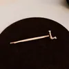 Clip per capelli coreani Galvanotecnica Lettere Strass Forcine per capelli in oro Barrette per ragazze Accessori per capelli 26 lettere Epacket per ragazza 417 K2