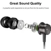 Metal Earphones Headphones In Ear Headset 3.5mm Jack Stereo with Microphone for iPhone Samsung Android Smartphones