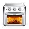 الولايات المتحدة Geek Chef Air Fryer Toaster Oven، 4 شريحة 19qt الحمل الحراري للطيران كونترتوب الفرن فراي خالي من الزيت، الطبخ 4 الملحقات A08 A45 A36