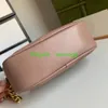 Designer Marmont Collection Mini Cross Body Bag 448065 Black White Red Nude Pink 4 Colors On Point Details Genuine Leather Shoulde275c