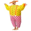 Nya uppblåsbara kostymer Vuxna barn Clown Rabbit Blow Up Carnival Loose Party Cosplay Clothes Wear for Men Women Birthday Present Q0918074545