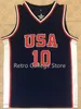 #9 Vince Carter #10 KEVIN GARNETT Team USA maillot de basket-ball rétro pour hommes broderie personnaliser n'importe quel numéro de taille