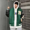 Spring Baseball Jackets coat Embroidery Letter Women Streetwear hip-hop Harajuku College Style Men Bomber Jacket 210909