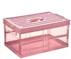 The latest 50X36X26CM folding plastic clothing storage box, many styles to choose from, support customization