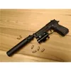291: 2.05 Alloy Imperial Beretta M92A1 Modell All Metal Simulation Boy Toy Gun kan inte avfyras