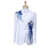 Mariage Groom Paillettes Costume Hommes Costumes De Mariage Pour Hommes Blazer Garçons De Bal De Mode Mince Masculino Dernières Manteau Pantalon Designs Hommes Blazers