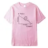 XIn Yi T-shirt wysokiej jakości 100% bawełna z krótkim rękawem Matematyczna geometria wydrukowana Mężczyźni Tshirt O-Neck Cool Loose 210706