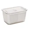 Multifunctional Food Storage Box Sets Plastic Wash Fruit And Vegetable Drain Basket Kitchen Baskets Refrigerator Foods Preservation Boxes ZYY1043