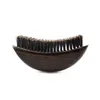 Hair Brushes FnLune Men Boar Bristle Beard Mustache Brush Palm Soft Round Wood Handle Wave Comb Facial Cleansing Brushe249R9242729