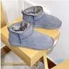 Designer Classic Mini Moda Austrália Botas Top Quality Mulheres Fluff Platform Womens Boot Meninas Lady Bow inverno neve