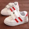 Criança bebê infantil crianças couro branco respirável sapatos esportivos casuais para meninas meninos sapatilhas 2021 1 2 3 4 5 6 anos de idade g220221