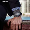 Sinobi 2021 Fashion Men's Watches Chronograph Ultra Thin Big Dial Clock Waterproof Sports Man Quartz Wristwatch Reloj Hombre Q0524