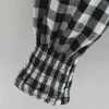 BLSQR Sexy Plaid Casual Femmes Blouse Chemise À Manches Longues Élégant Tops Bureau Lady OL Work Wear Blouses De Fête 210430