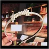 Koreanische Probe Design Imitation Perle Haar Band Mädchen Haar Zubehör Frauen Stirnband Hochzeit Party Braut Haar Hoop 4Alsx Qxyzc