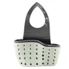 Kitchen Sink Storage Drain Basket Cleaning Sponge Draining Holder Rack Hanging Tools YHM813-ZWL