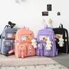 Mode Frauen Rucksack Kawaii Schultasche Mochila Niedliche Büchertasche für Teenager Mädchen Wasserdichte Reise Rucksack Rucksack 210809