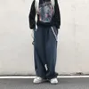 Trend Oversize Harem Jeans Män Kvinnor Bf Denim Byxor Wide Ben Byxor Loose Baggy Japan Overaller Street Hiphop Cargo 210723