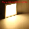 LED-Panel-Leuchte, 3 W, 6 W, 9 W, 12 W, 15 W, 18 W, 20 W, 24 W, rund, quadratisch, superdünn, Einbauleuchte, 85–265 V, Deckenleuchte