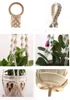 Hanging Baskets Macrame Handmade Cotton Rope Pot Holder Plant Hanger Flower For Indoor Outdoor Boho Home Decoration Countyard Garden JJA8925