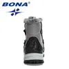 Bona Ankomst Vinter Mid-Calf Plush Snow Boots Barn Utomhus Slitstarka Kids Anti-Slip High Top Girls Boys Shoes 211227