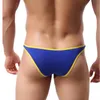 Onderbroek sexy ondergoed mannen bikini slips mini slim-fit U-vormige korte mode hoge kwaliteit slipje 3pcs / lot