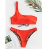 Women's Two Piece Print Sexy Split Swimsuit Bikini Beachwear Swim Suit Push Up Female Women 2021 Swimwear