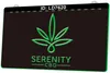 LD7620 Serenity CBD Olja 3D-gravyr LED Light Sign grossisthandel