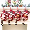 30 x 15cm Verificar Meias de Natal Decorações de árvore de Natal enfeites de decoração interior CO523