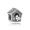 Memnon Jewelry 925 Sterling Silver Spring Bird House Charm Charming Owls Charms Musica Clef Bead Lucky Fish Happy Dragon Beads Fit Bracelets DIY For Women