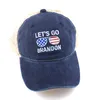 NewADJustable Vamos ir Brandon Boné Boné Americano Biden Trump Bola Caps Visor Hat ZZF13156