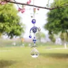 حلقة القمر قوس قزح كريستال suncatcher شنقا المنشور حلية قلادة المنزل حديقة سيارة ديكور الرياح الرياح