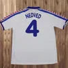 Retro 1996 Czech futebol Jersey Nedved Novotny Poborsky Frydek Kubik Berger Camisa de Futebol Calcio Esporte Clássico 96