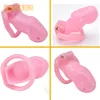 CHASTE BIRD Precio de fábrica HT V2 100% Dispositivo de resina de origen biológico Jaula para pene 4 anillos para pene Cinturón para adultos Juguetes sexuales A238 2103231610967