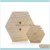 Imballaggio di gioielliEspositore per gioielli in legno da 2 pezzi per esposizione Collana lunga appesa Sacchetti da cavalletto al dettaglio, consegna a goccia di borse 2021 Mz1Me