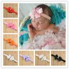 Partihandel 18 färger Rhinestone Dovetail Bow Baby Girl Headbands Headband Smycken Barn Hårband Tjejer Hårbågar Tillbehör 184 Z2