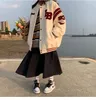 Hoodies das mulheres moletom feminino coreano solta jaquetas de beisebol retro oversize além de veludo moletom inseto urso inverno