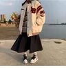 Felpe con cappuccio da donna Felpe da donna Giacche da baseball larghe coreane Coppia retrò Oversize Plus Felpa in velluto Tide Ins Top Autunno Inverno S