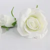 DIY kunstmatige roos bloem hoofden zijde decoratieve el achtergrond muur decor 25 stks weg led bruiloft boeket 210706