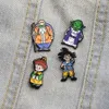 1000 olika modeller Cartoon Icons Style Kids Pin Genius Mad Scientist Badge Button Brosch Anime Lovers Denim Shirt Lapel Pins3729499