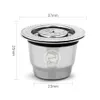 Stainless Steel For Nespresso Coffee Filters Metal Coffee Capsule Pods For Espresso Reusable Refillable Baskets 210326