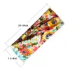 Women Headband Boho Floral Style Criss Cross Head Wrap Hair Band