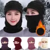 Berets Women Caps Plüschfell -Strickhut für Wintermantel und Schal Beret Cap Casual Female Hals