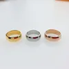 Ring Unisex Mode doppelt abgeschrägte Steine Herren- und Damenschmuck gebogene Ringe Geschenke Modeaccessoires3074