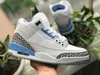 Jumpman Racer Blue 3 3S Buty koszykówki męskie ciemne iirs fajne szary a ma manire unc hall of fame rzut wolny lini