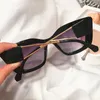 New Fashion Alloy Hollow Out Leg Sunglasses For Women Luxury Brand Square Gradient Sun Glasses Men Double Color Frame Shades