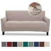 2 typy Elastyczna sofa Pokrywa do salonu Żakardę Grube Slipcover Segmental Couch Stretch Meble Protector 211207