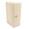 Boîte de rangement à domicile en bois naturel avec couvercle Golden Lock Postcard Organisateur Handmade Craft Bijoux Case Cercueil Vente 211102