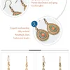 Boucles d'oreilles pendantes goutte d'eau avec pierre suspendue pour femmes bijoux fantaisie accessoires Brincos Bijouterie femme