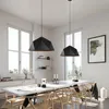 Lamp Covers & Shades Led Pendant Lights Fixture With Iron Lampshade For Room Diningroom Cafe Bar Restaurant Bedroom Decoration